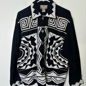 New Directions Black and White Jacket